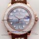 Perfect Replica Rolex Yachtmaster 40mm Watch Rose Gold Blue MOP Face (6)_th.jpg